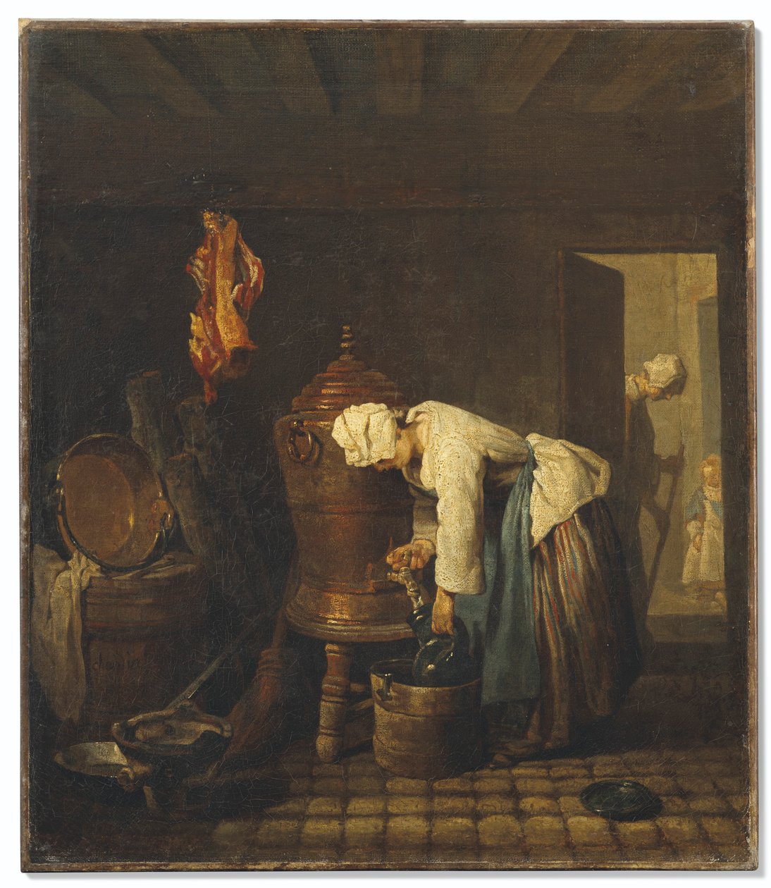 Franciául:  La fontaine
Német: Der Brunnen alkotó: Jean Baptiste Simeon Chardin