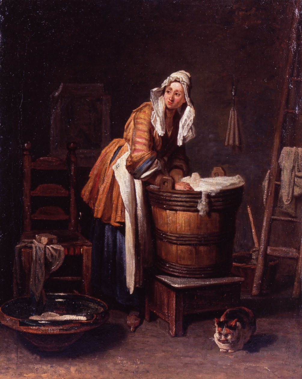 Mosónő alkotó: Jean Baptiste Simeon Chardin