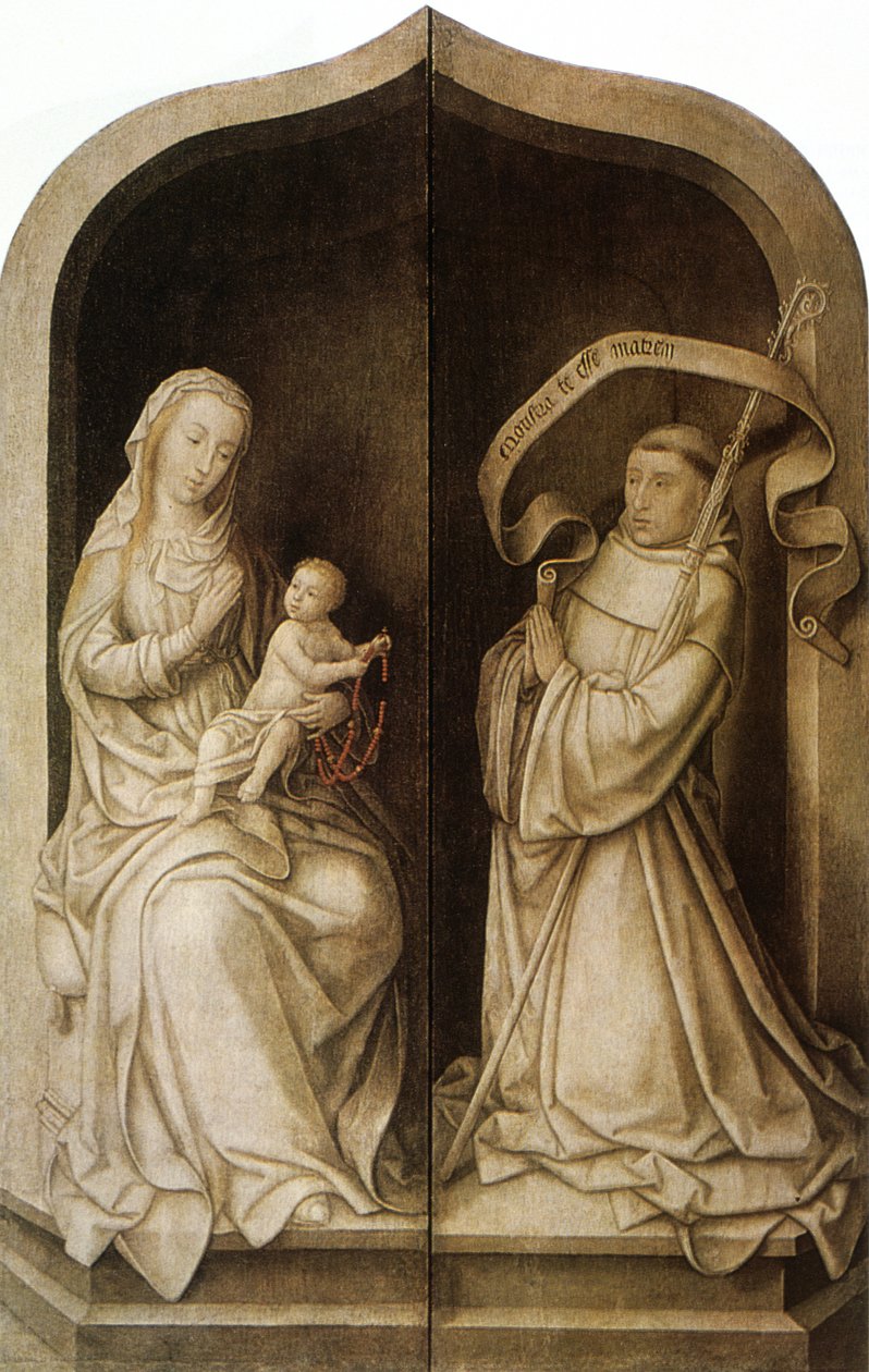 „Angyali üdvözlet”, 1516-1517 alkotó: Jean Bellegambe