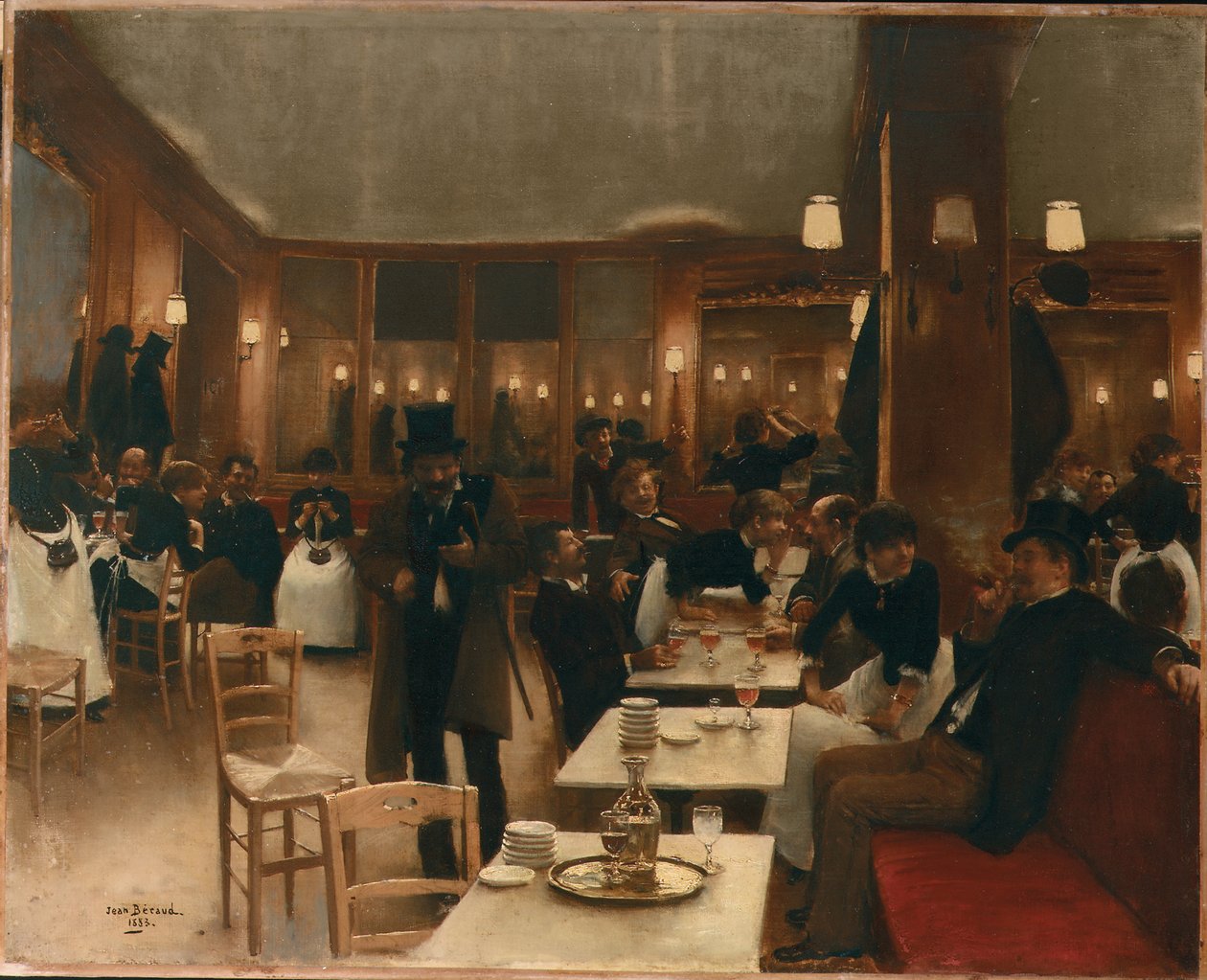 A sörfőzde, 1883 alkotó: Jean Beraud