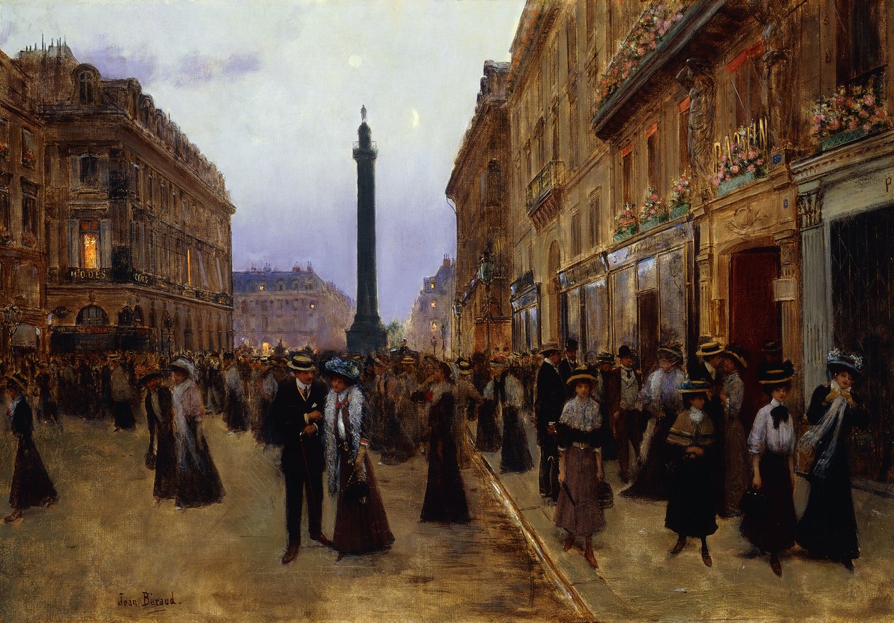 Béke utca, alkotó: Jean Beraud