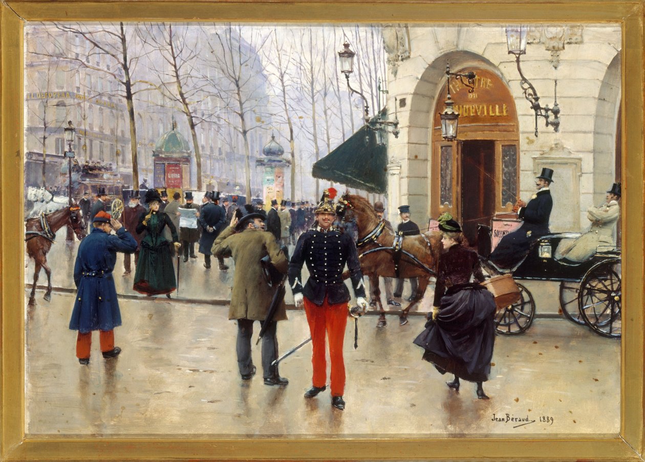 A Vaudeville színház alkotó: Jean Beraud
