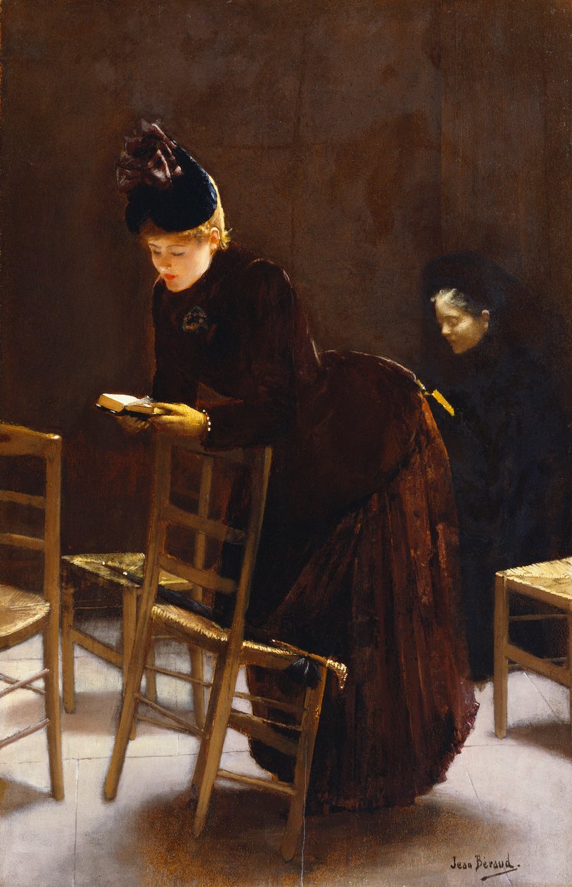 Nő az imában alkotó: Jean Beraud