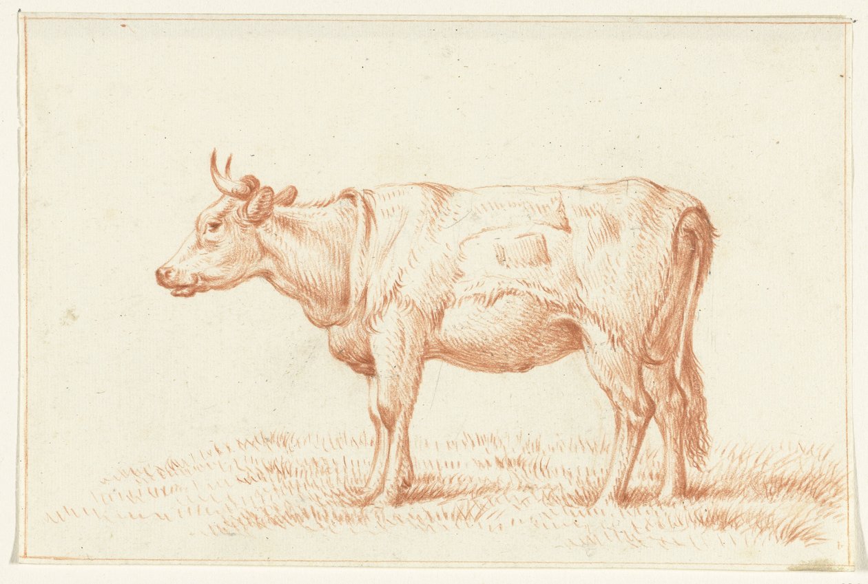 Álló tehén, balra alkotó: Jean Bernard