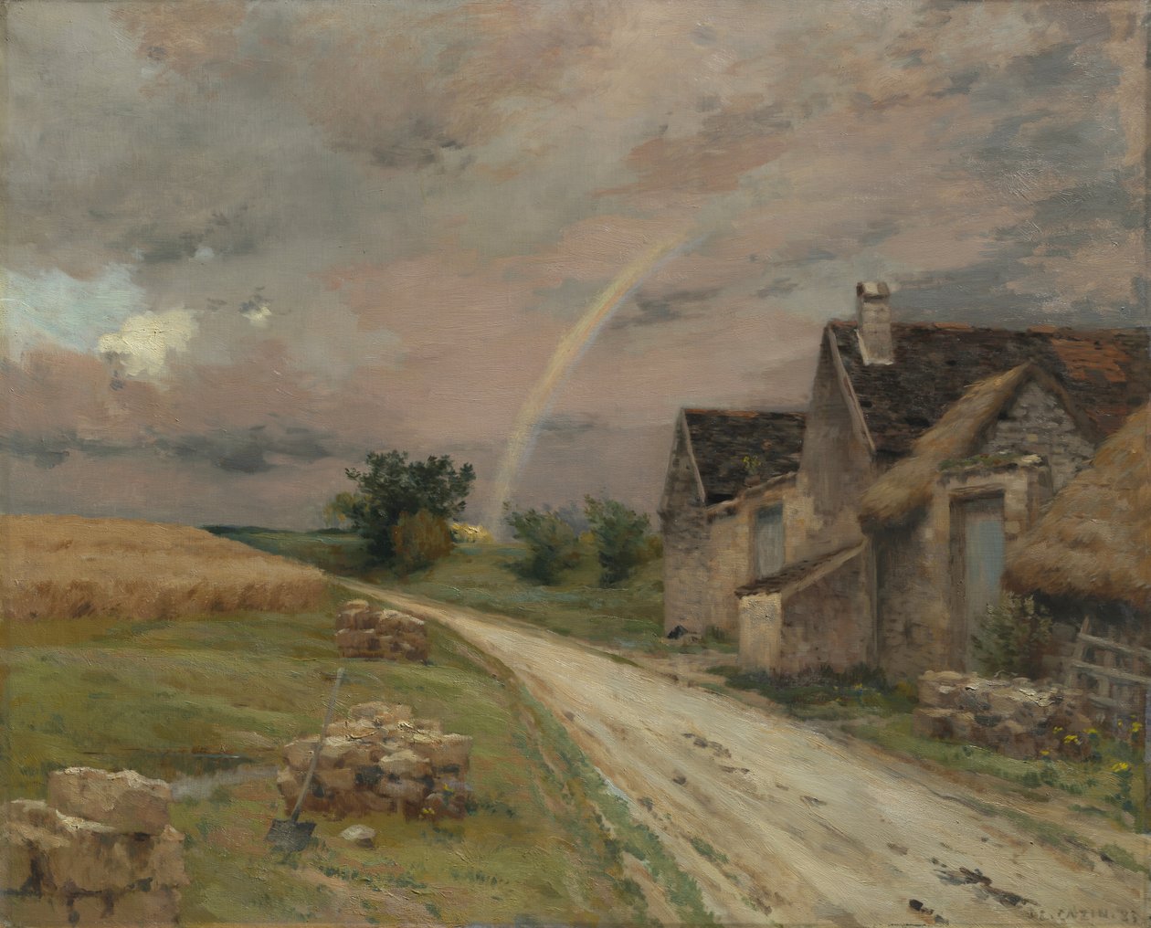 A szivárvány, Achères la Foret alkotó: Jean Charles Cazin