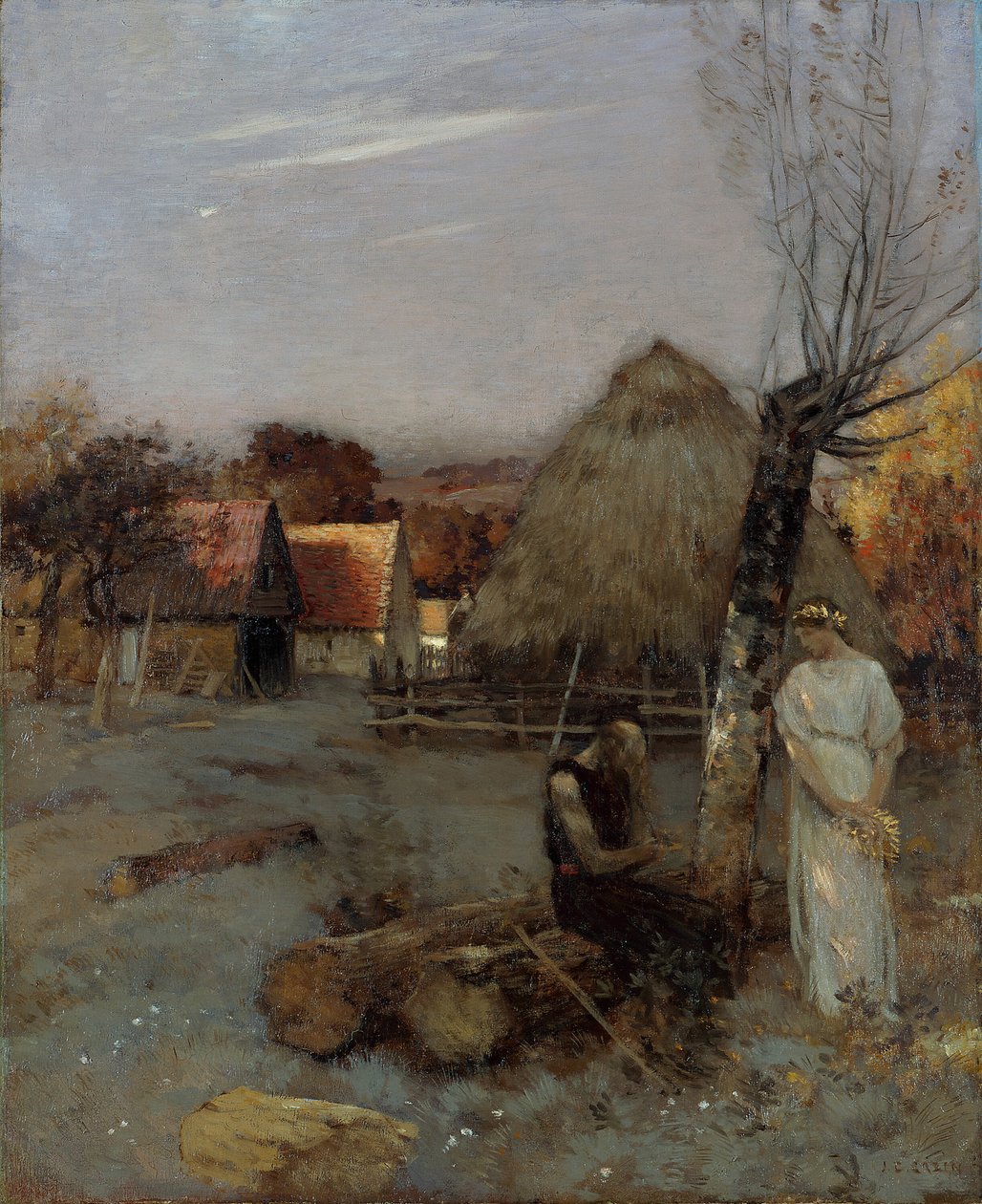 Theokritosz, 188590 alkotó: Jean Charles Cazin