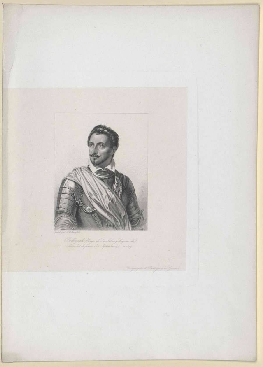 Roger Bellegarde (nyomtatás) alkotó: Jean Charles Langlois