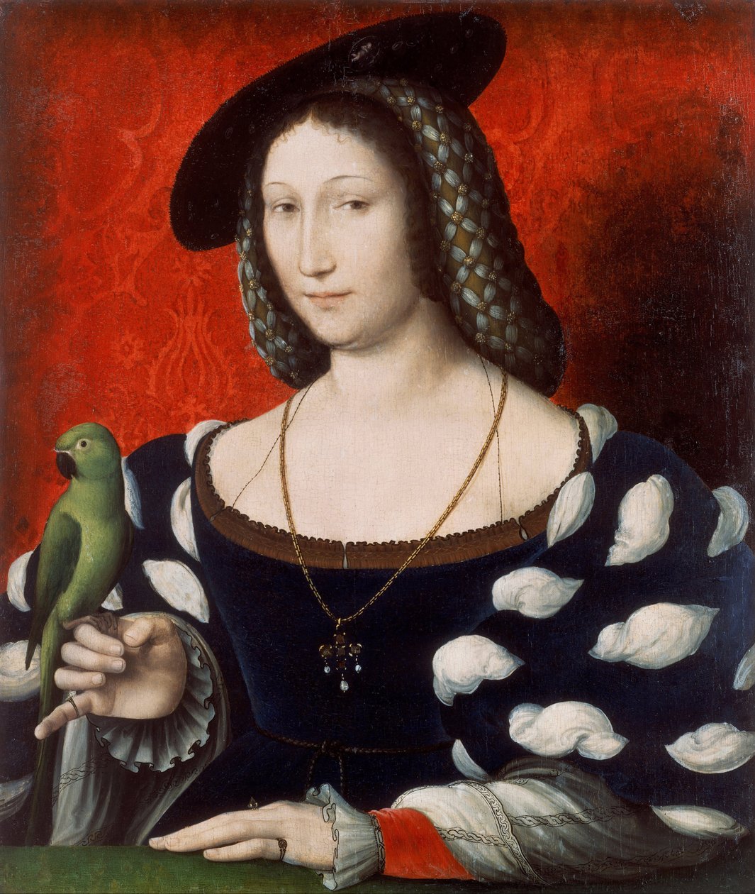 Navarrai Marguerite portréja alkotó: Jean Clouet