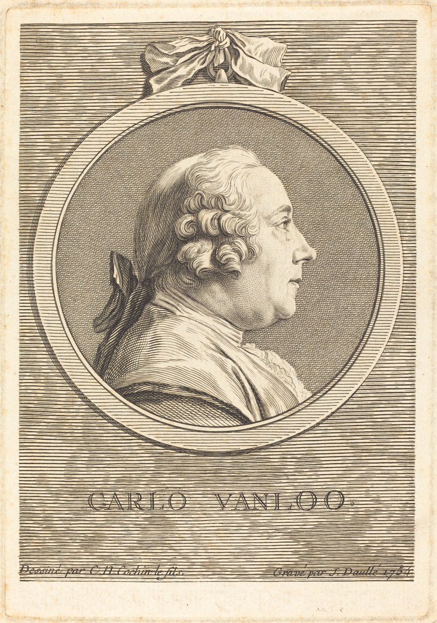 Carle Vanloo alkotó: Jean Daullé after Charles Nicolas Cochin II