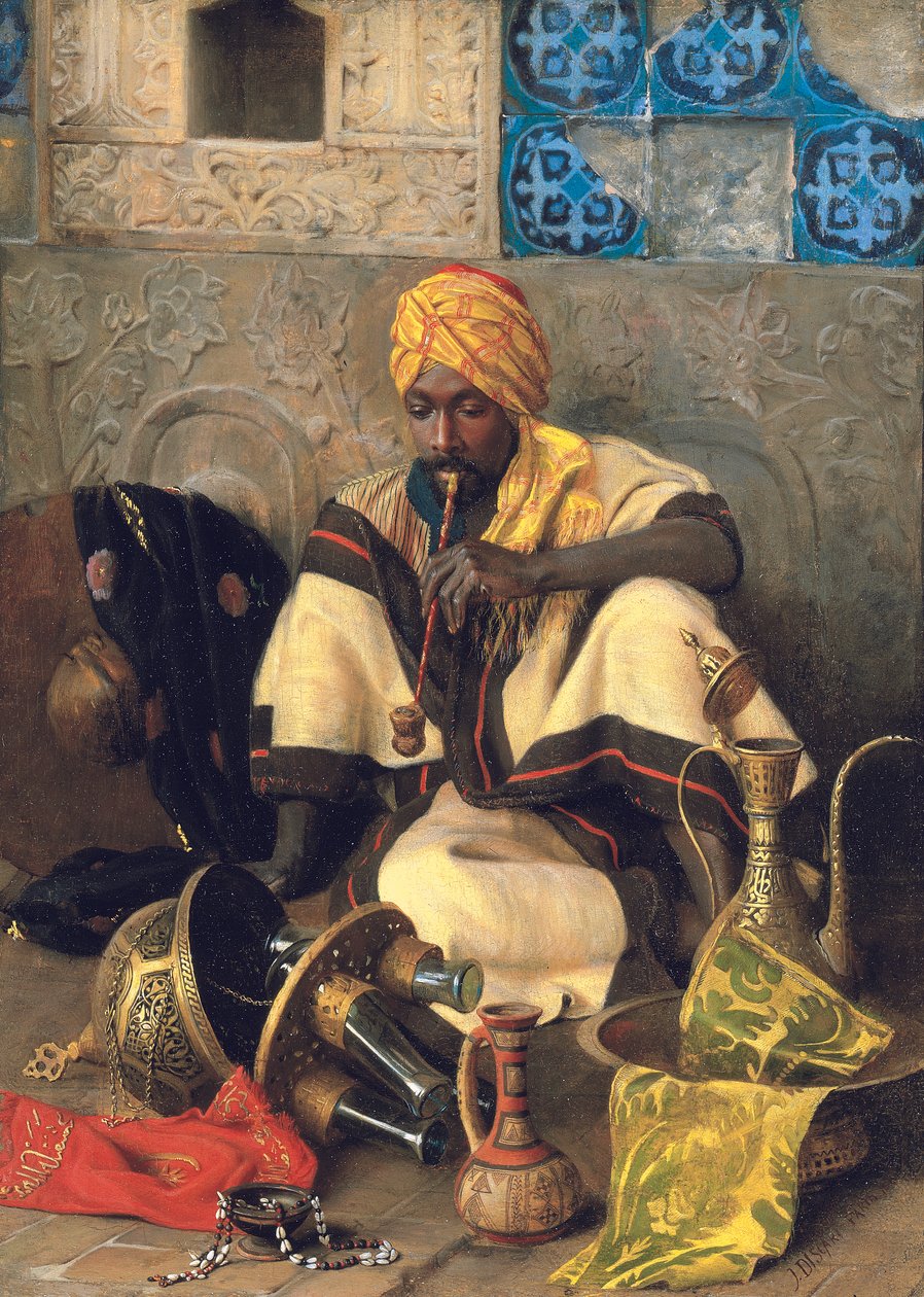 Az arab dohányos alkotó: Jean Discart