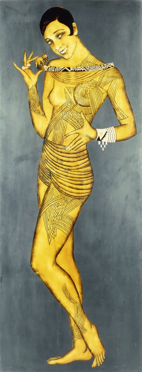 Josephine Baker, 1927 körül (lakk) alkotó: Jean Dunand