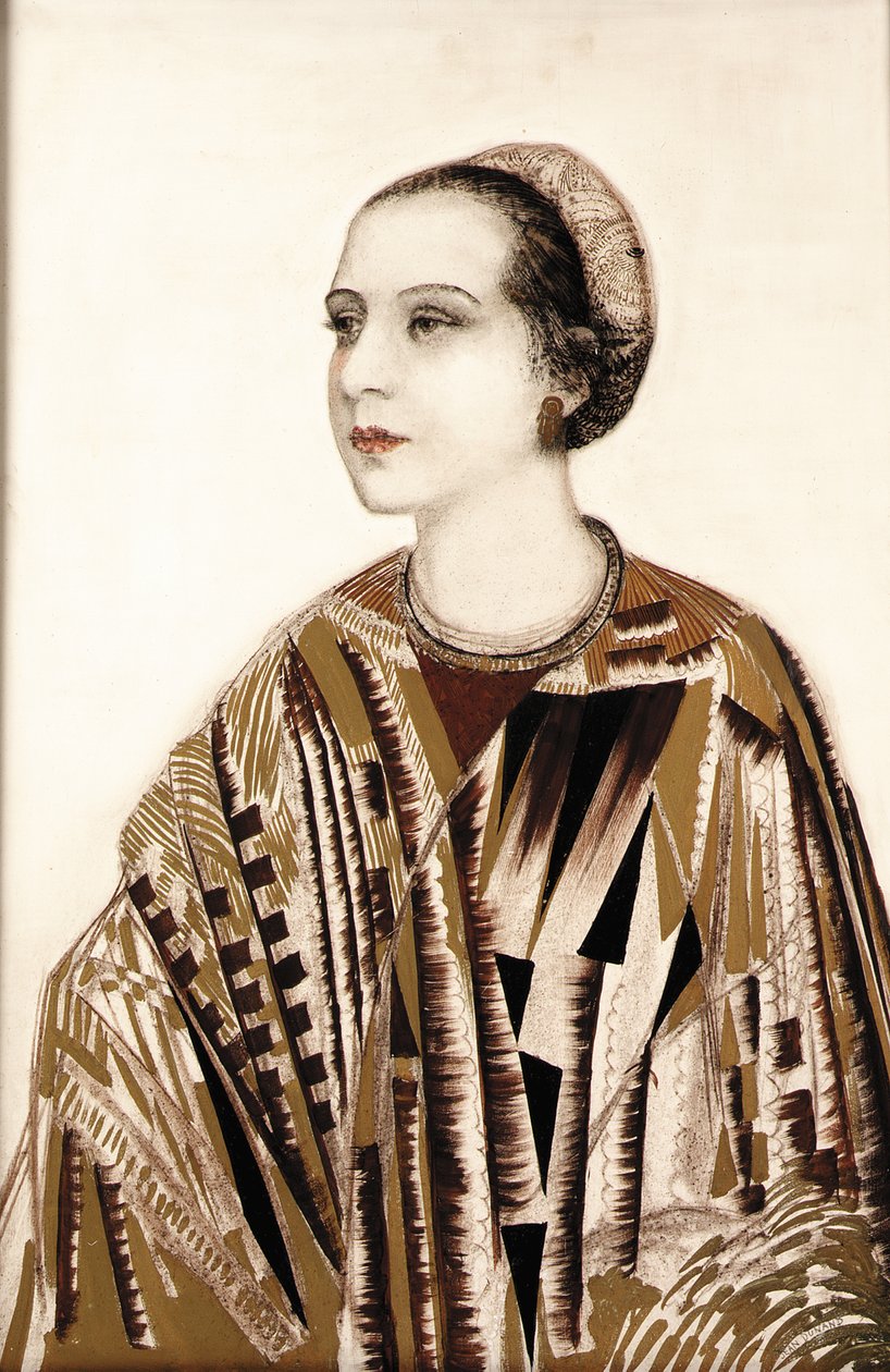 „Madame Fontaine” portréja alkotó: Jean Dunand
