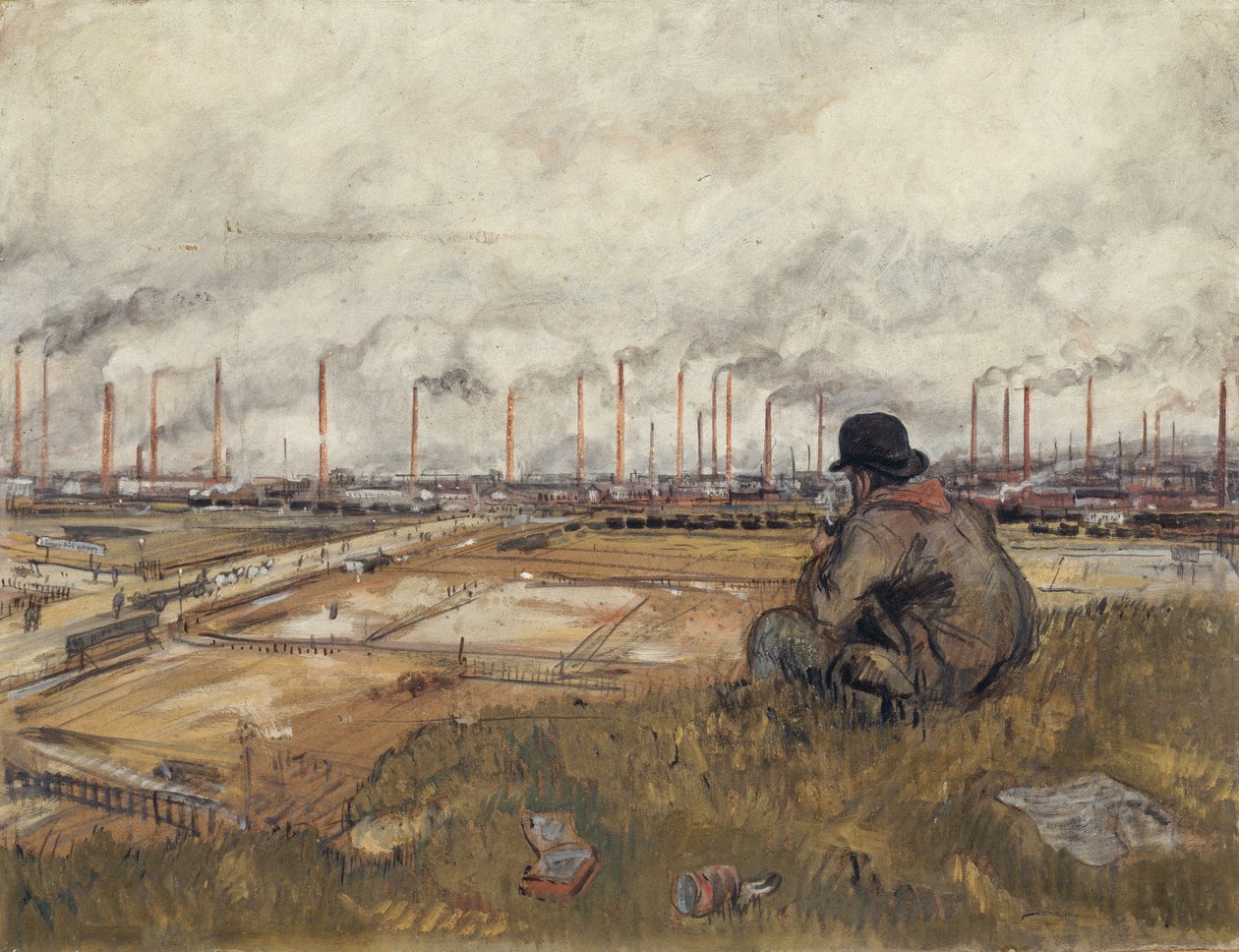 A gyárak, 1902. alkotó: Jean Emile Laboureur