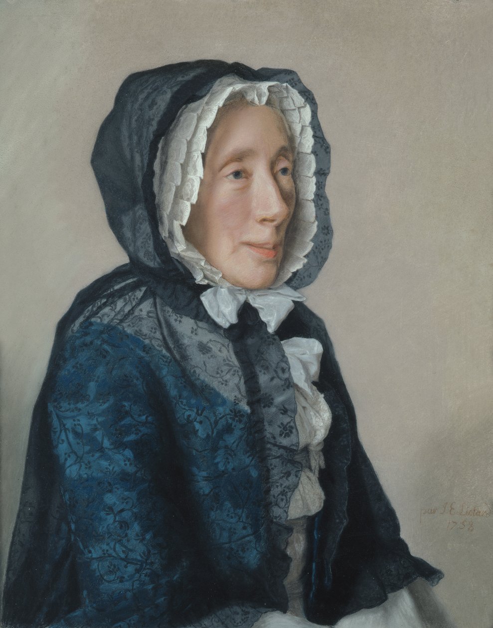 Madame Tronchin portréja, 1758 alkotó: Jean Étienne Liotard