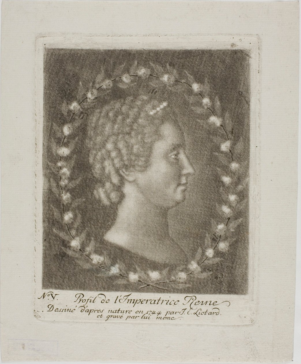 Marie Terézia királynő portréja alkotó: Jean Étienne Liotard