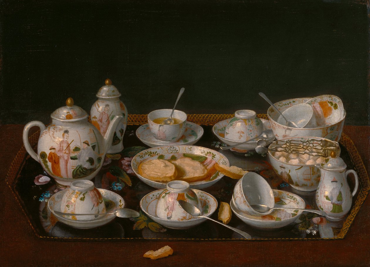 Csendélet: Teáskészlet alkotó: Jean Étienne Liotard