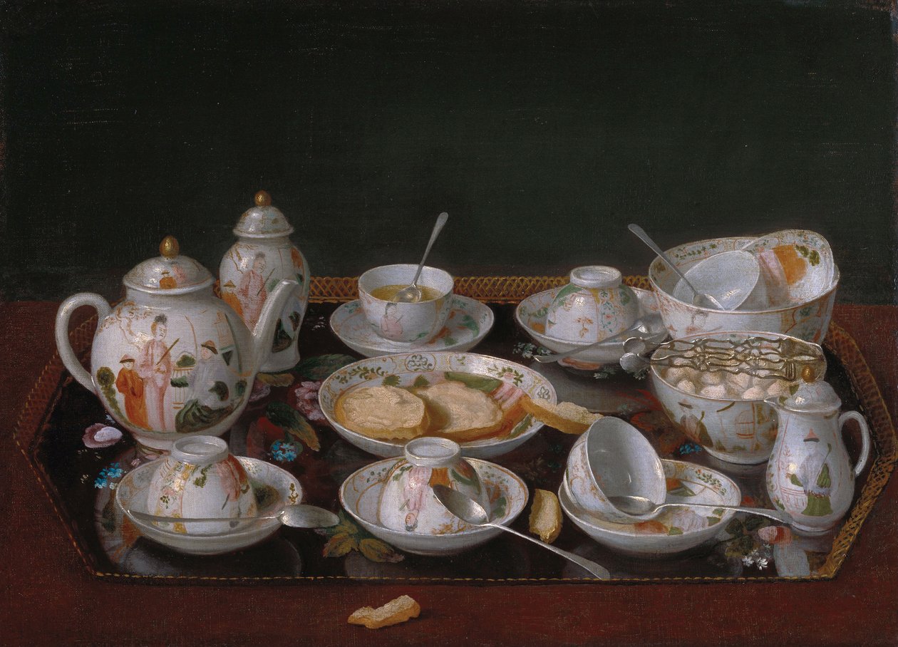 Csendélet: Teáskészlet alkotó: Jean Étienne Liotard