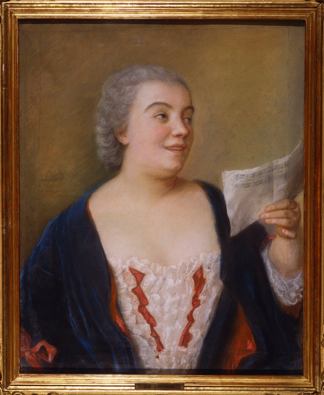 Az énekes, 1736 alkotó: Jean Étienne Liotard