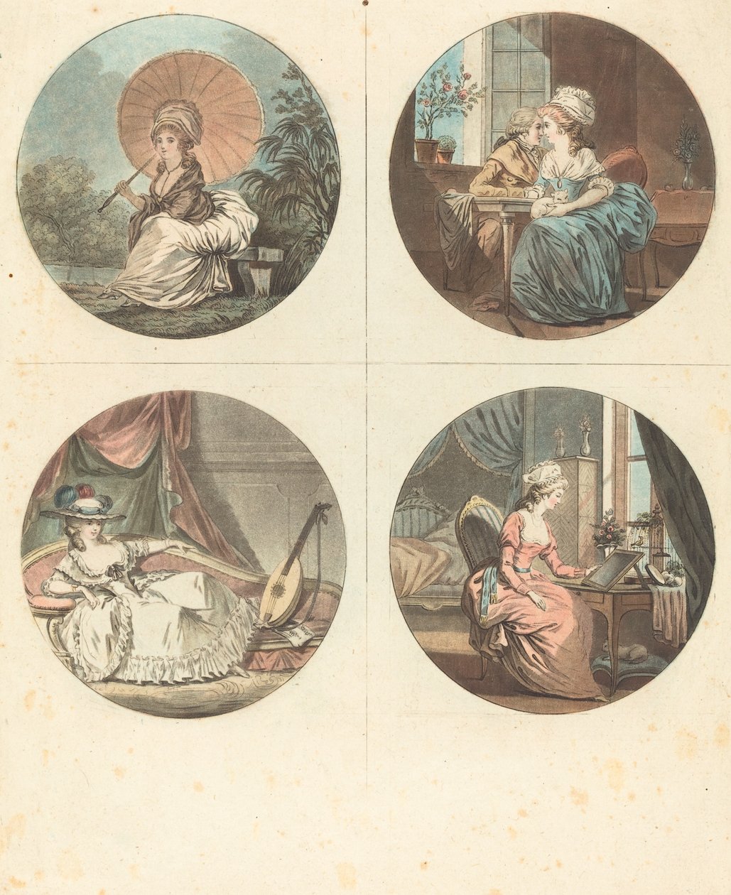 A nap órái. alkotó: Jean Francois Janinet
