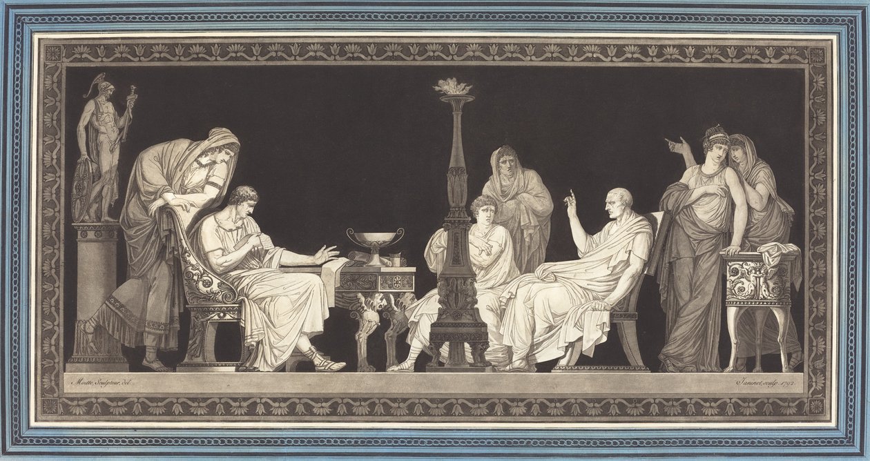 A Catilina összeesküvés, 1792. alkotó: Jean Francois Janinet