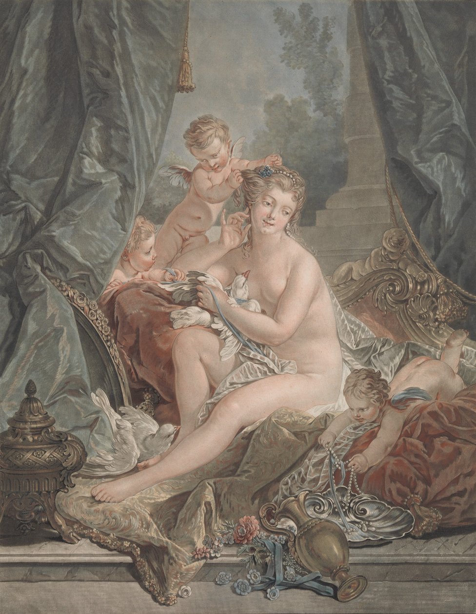 Vénusz vécéje, 1783. alkotó: Jean Francois Janinet