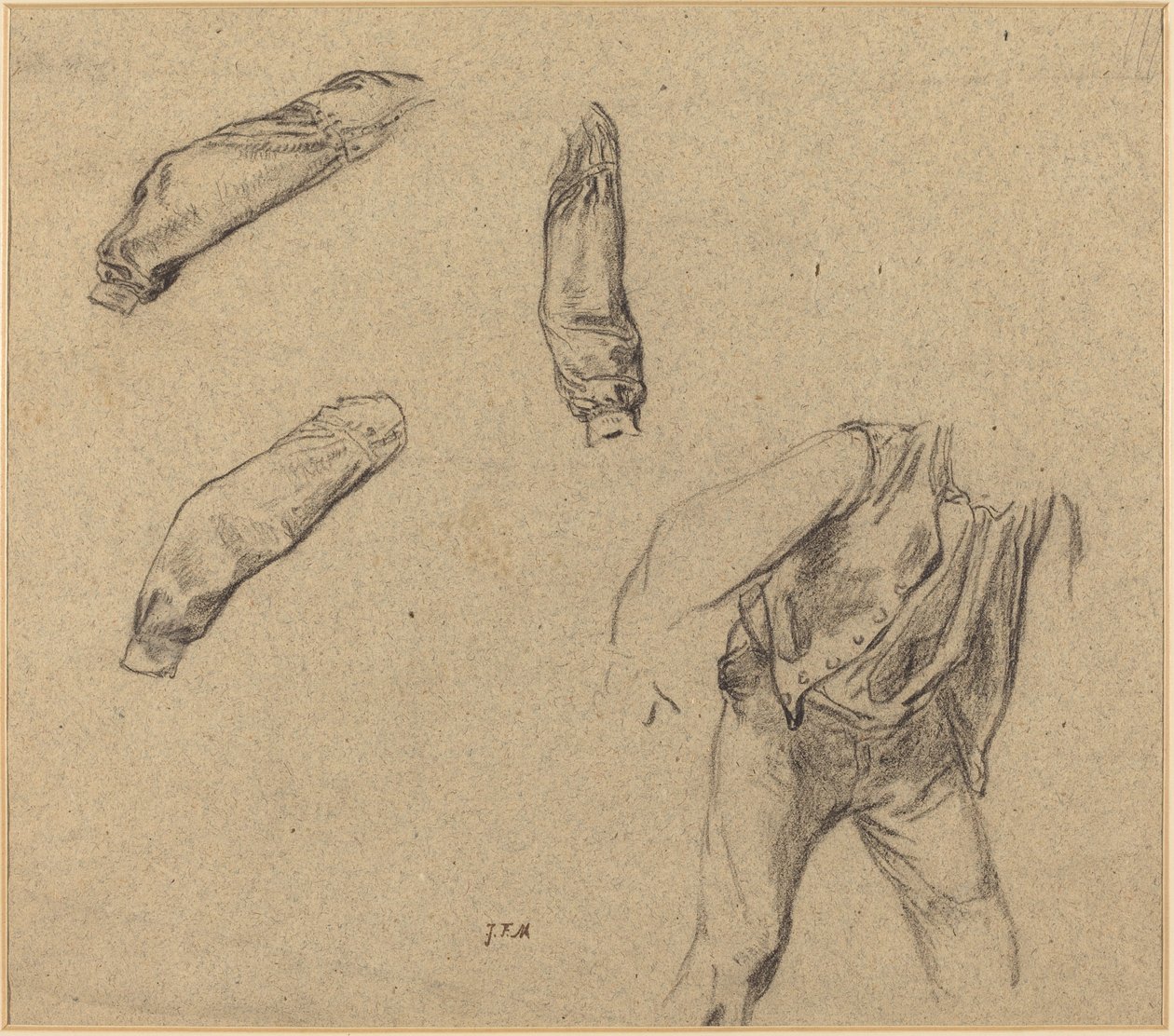 Jelmeztanulmányok alkotó: Jean Francois Millet