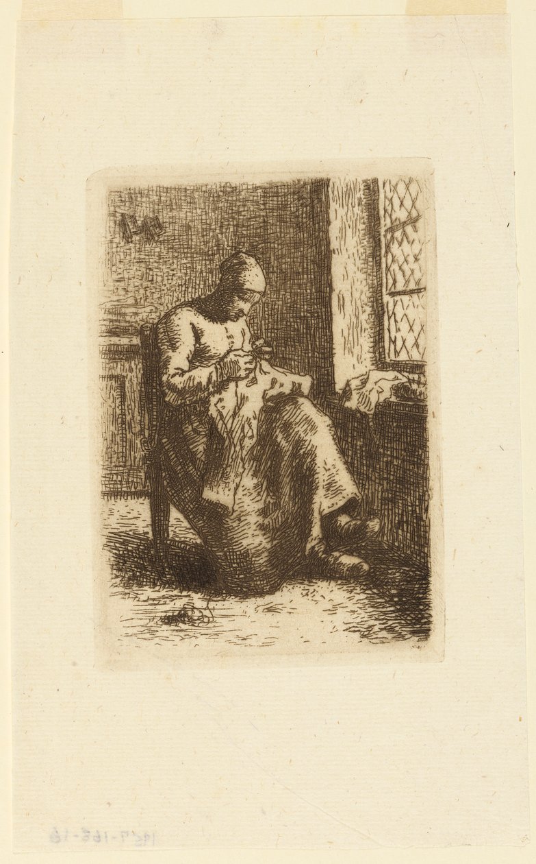 La Couseuse (A varrónő) alkotó: Jean Francois Millet