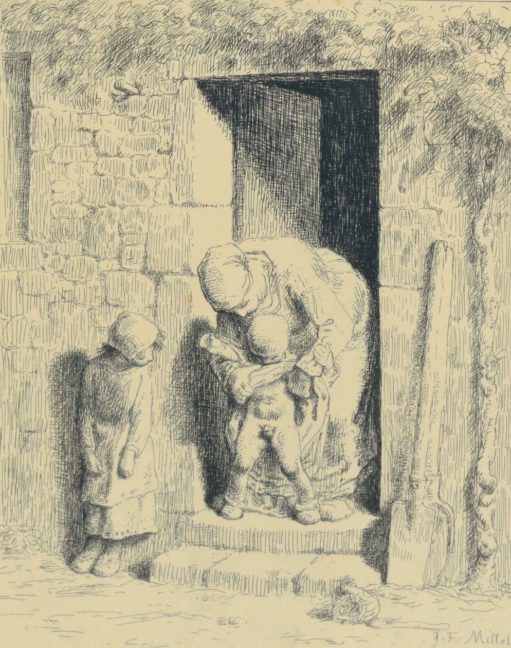 Anyai elővigyázatosság alkotó: Jean Francois Millet