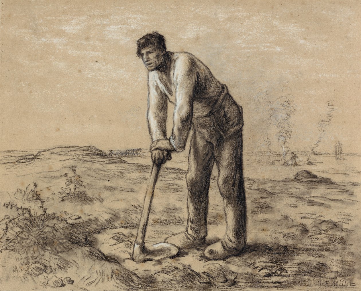 Ember kapával alkotó: Jean Francois Millet