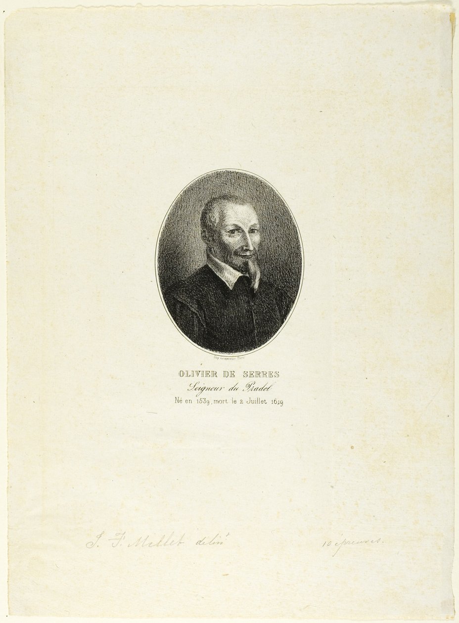 Olivier de Serres alkotó: Jean Francois Millet