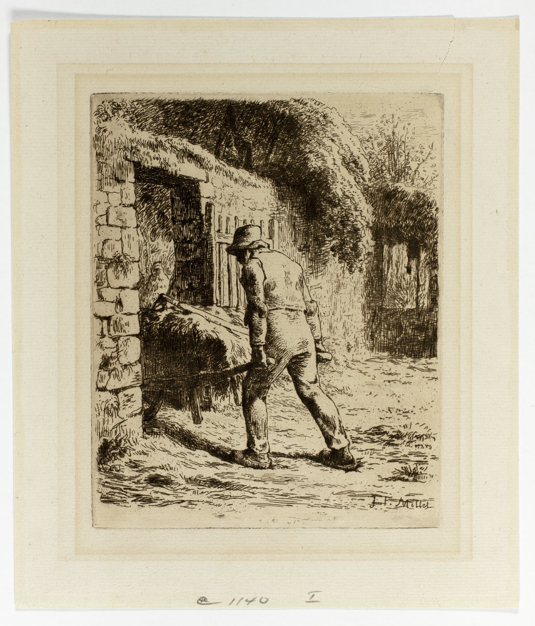 Talicskás paraszt alkotó: Jean Francois Millet