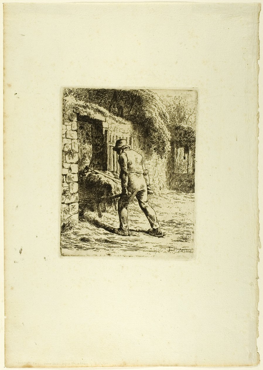 Talicskás paraszt alkotó: Jean Francois Millet