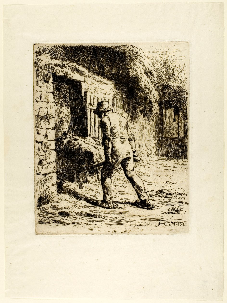 Talicskás paraszt alkotó: Jean Francois Millet