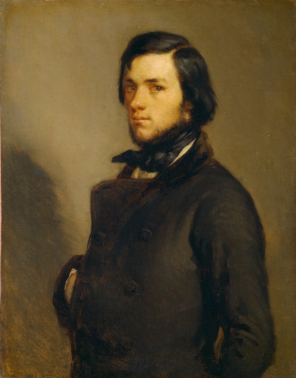Egy férfi portréja alkotó: Jean Francois Millet