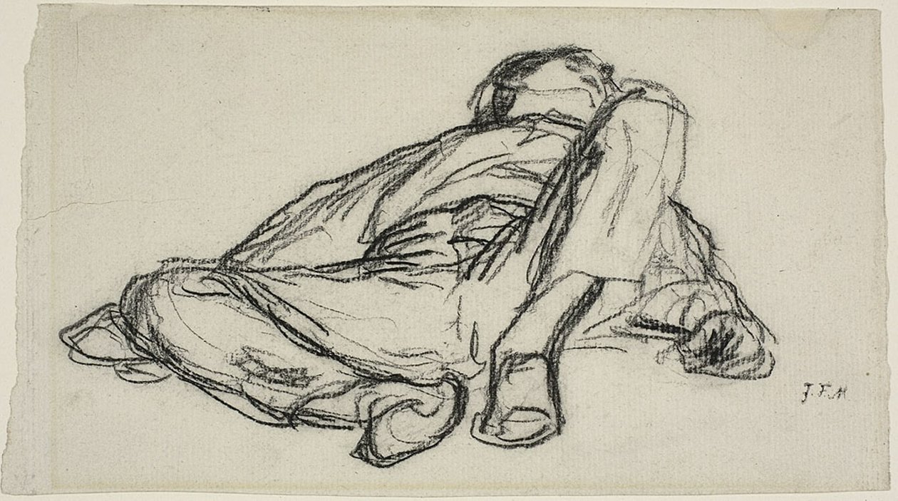 Alvó paraszt alkotó: Jean Francois Millet
