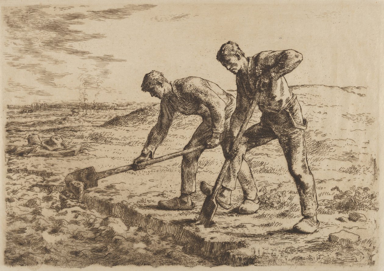 Az ásók, 1814-75 alkotó: Jean Francois Millet