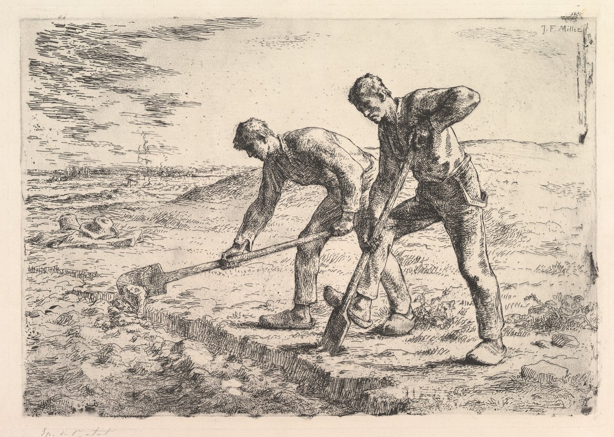 Az ásók, 1830-75. alkotó: Jean Francois Millet