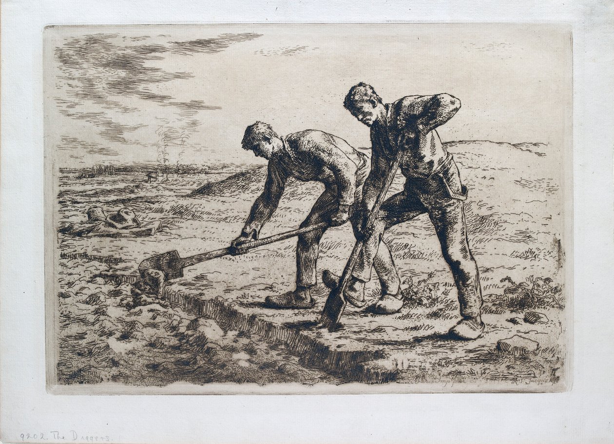 Az ásók, 1855-1856 alkotó: Jean Francois Millet