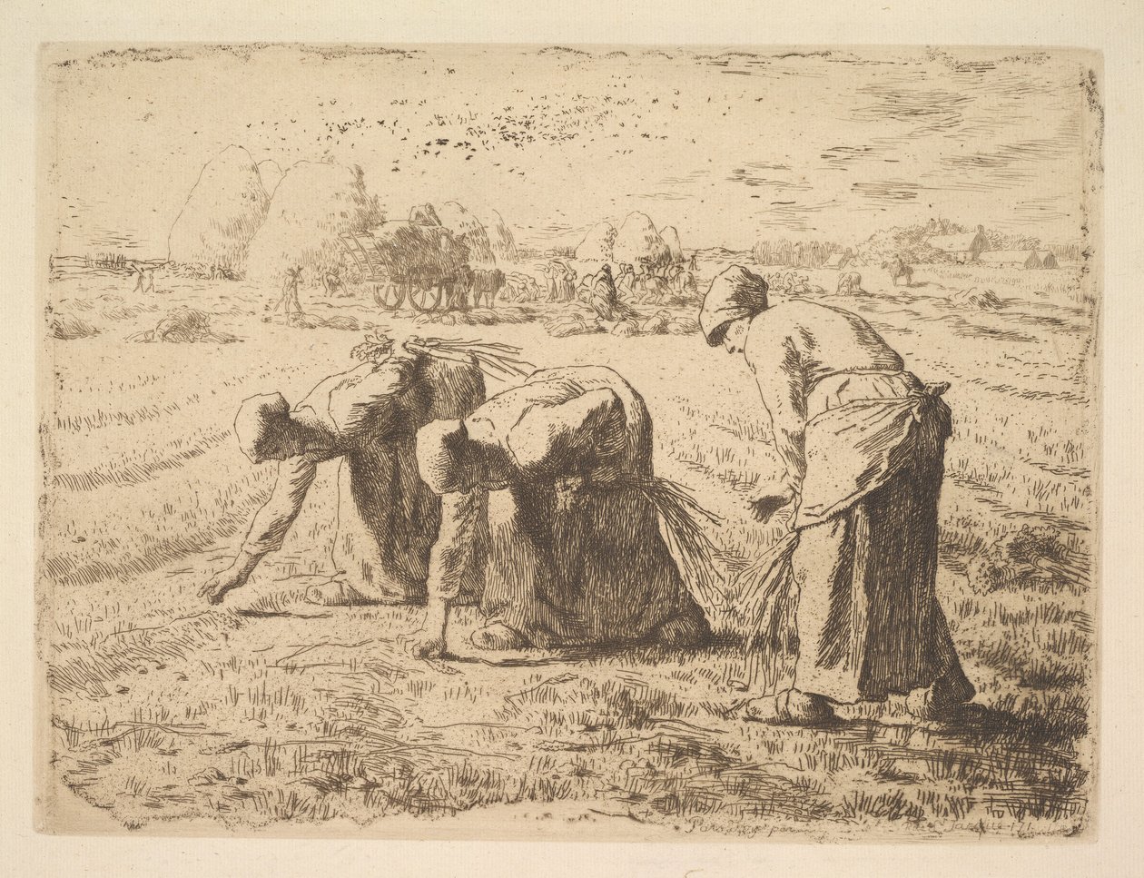 Gleaners, 1834-75. alkotó: Jean Francois Millet