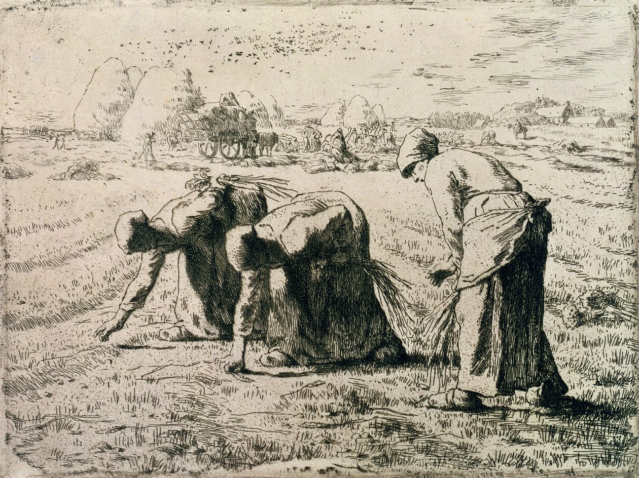 Gleaners, 1855 alkotó: Jean Francois Millet