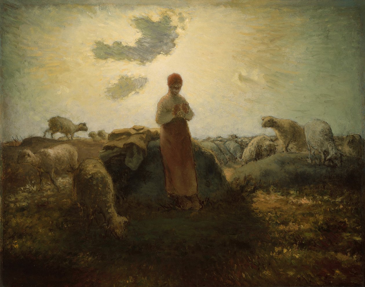 A csorda őrzője alkotó: Jean Francois Millet
