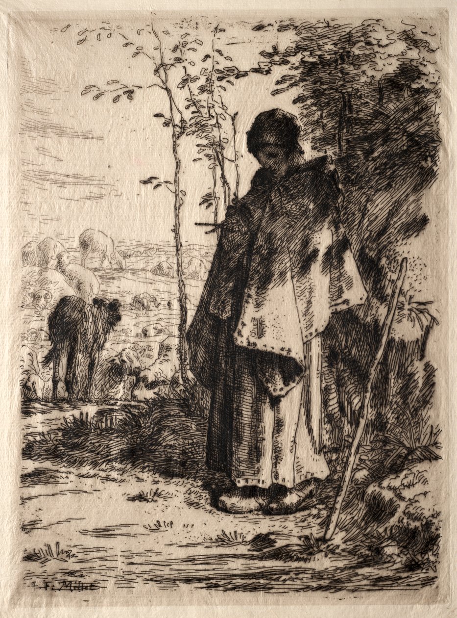 A nagy pásztorlány alkotó: Jean Francois Millet