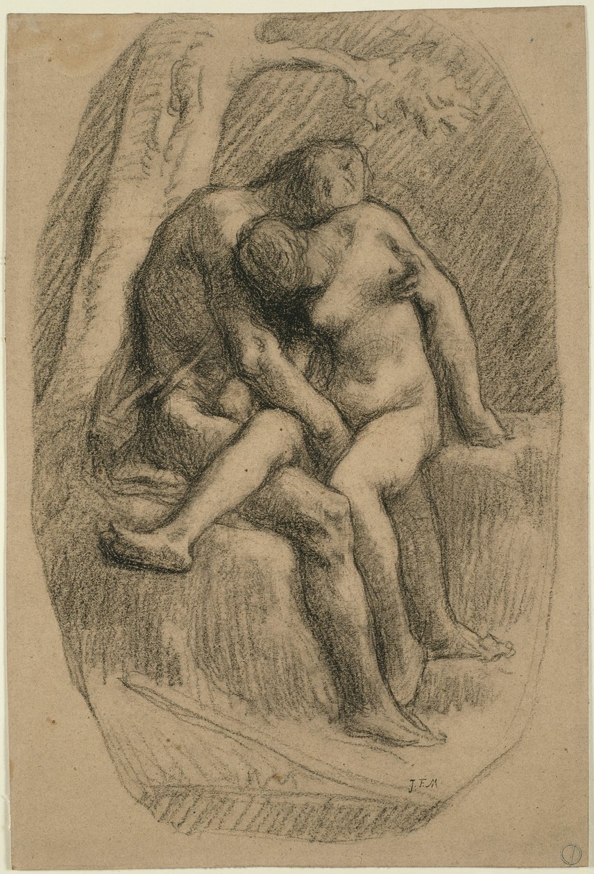 A szeretők alkotó: Jean Francois Millet