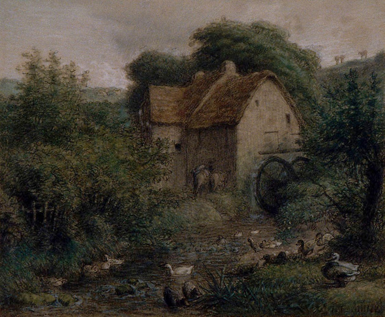 A régi malom alkotó: Jean Francois Millet
