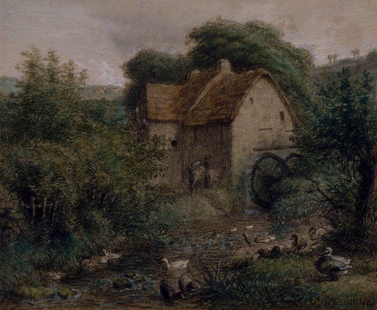 A régi malom alkotó: Jean Francois Millet