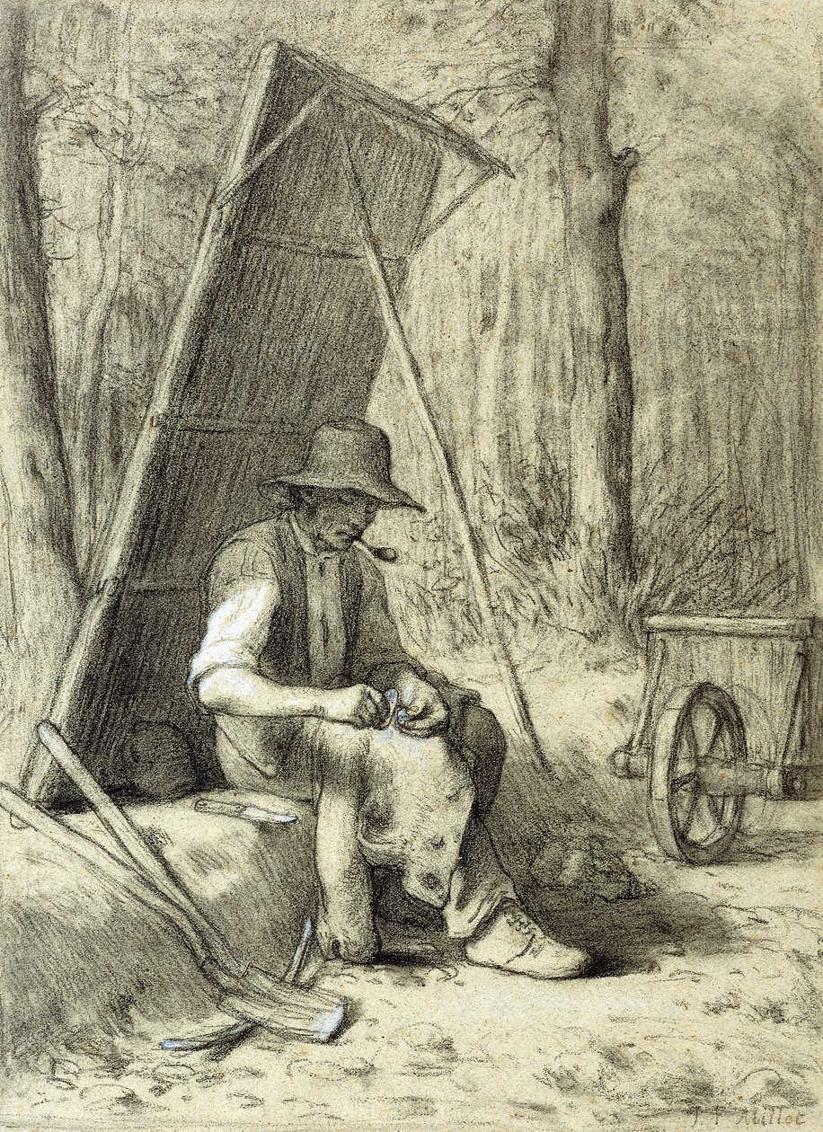 Az útjavító, alkotó: Jean Francois Millet