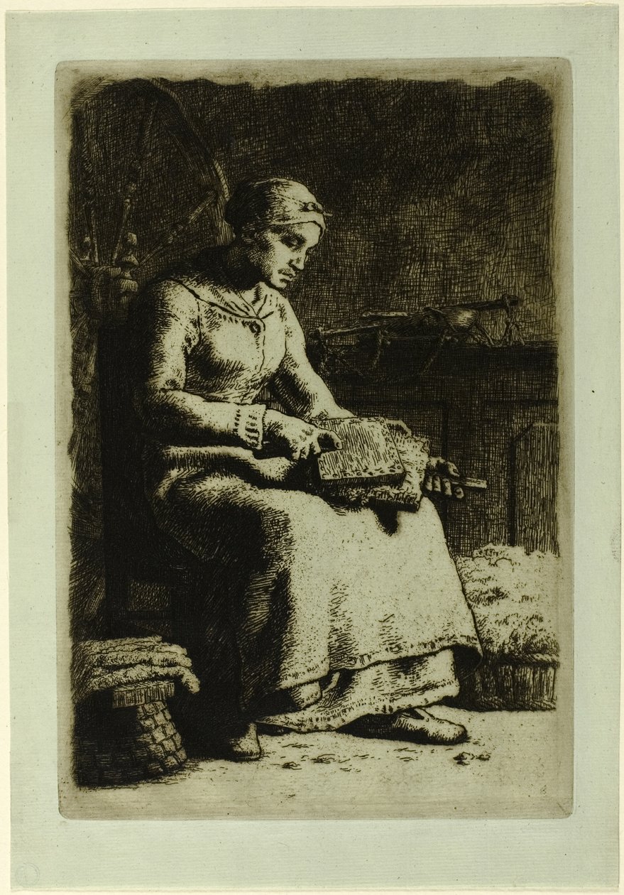 A gyapjúkártyás alkotó: Jean Francois Millet