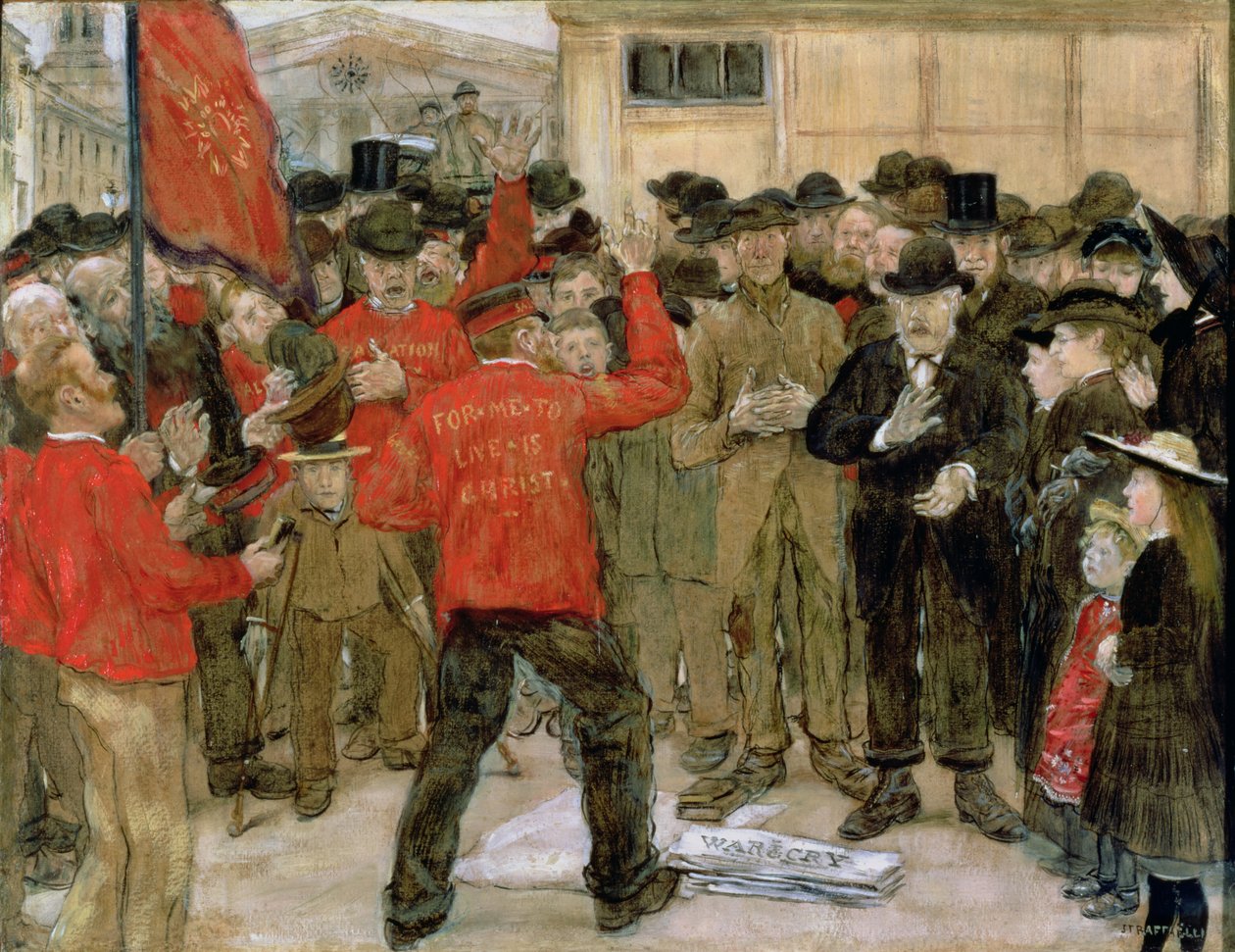 Az Üdvhadsereg alkotó: Jean Francois Raffaelli