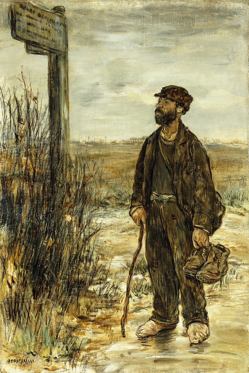A csavargó; Un Clochard, alkotó: Jean Francois Raffaelli