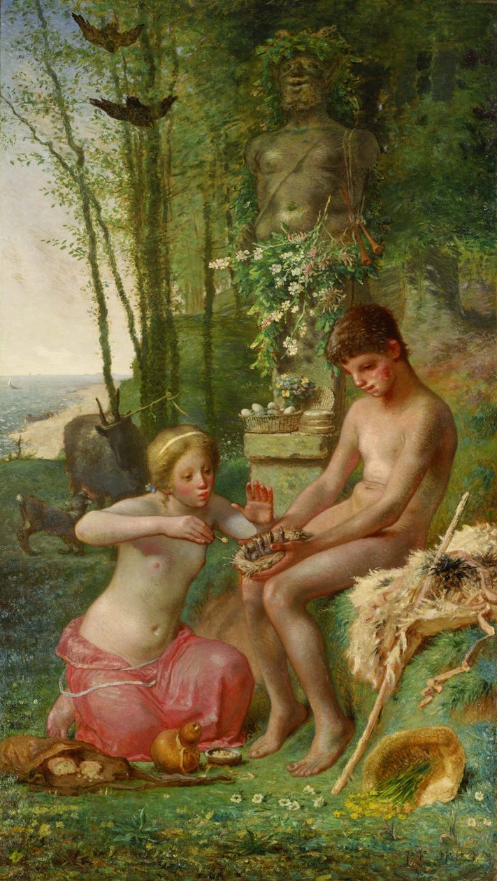 Tavasz (Daphnis és Chloë) alkotó: Jean Francois Millet